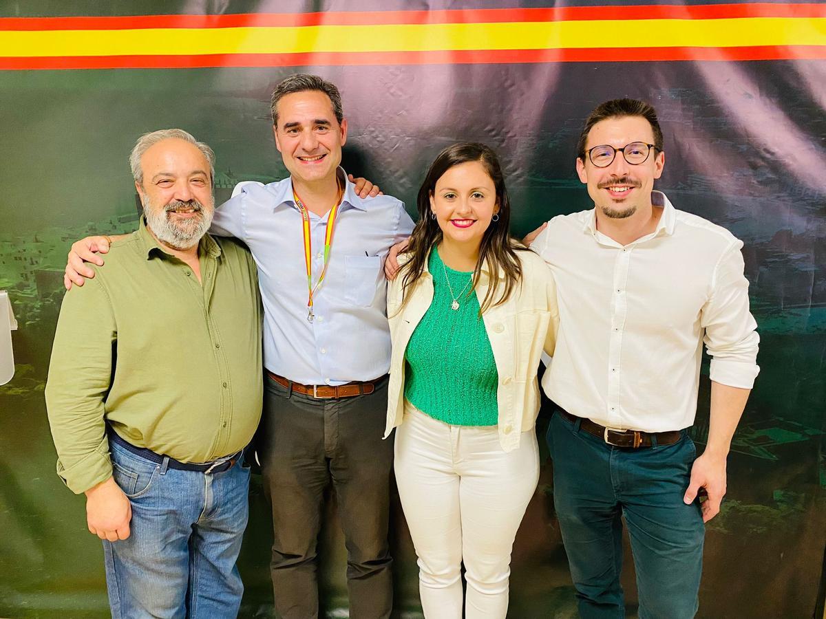 Ferrer, Ortolá, Miralles y Vidal, los cuatro concejales electos de Vox.
