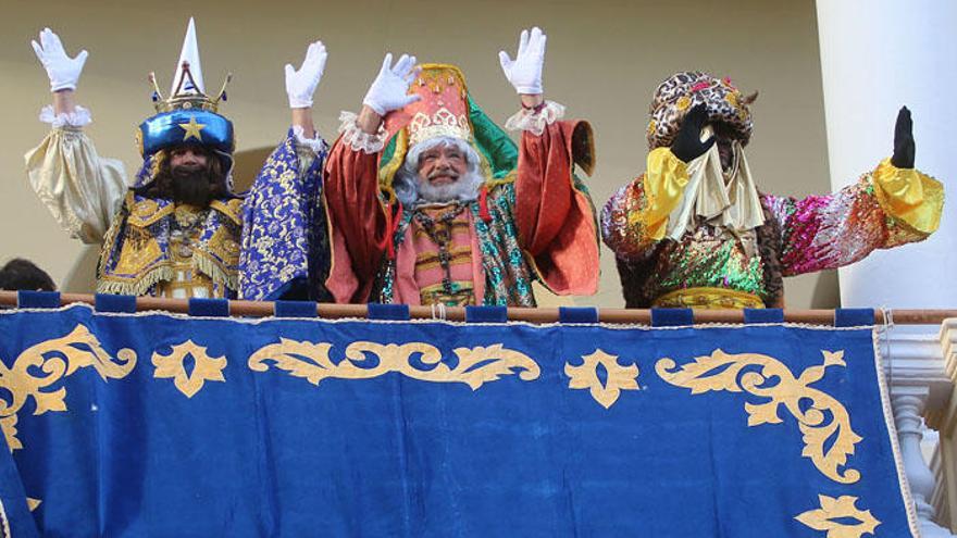 Vanessa Martín, José Carlos Garín y Francisco Conejo, Reyes Magos de Málaga