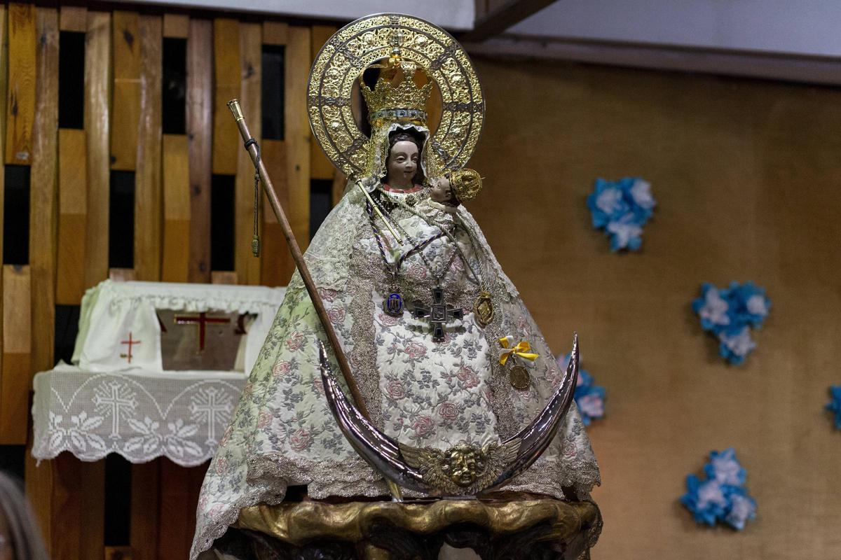 La Virgen de la Montaña en la Residencia Cervantes de Cáceres