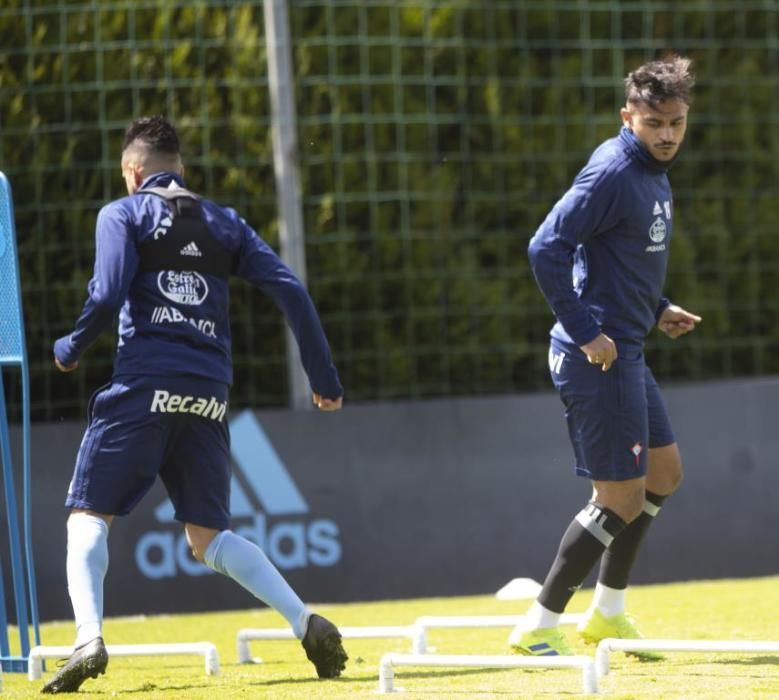 El Celta prepara en A Madroa el duelo ante el Leganés