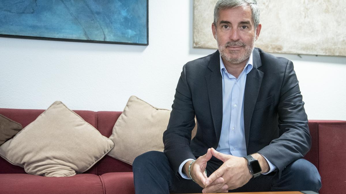 El secretario general de Coalición Canaria (CC), Fernando Clavijo