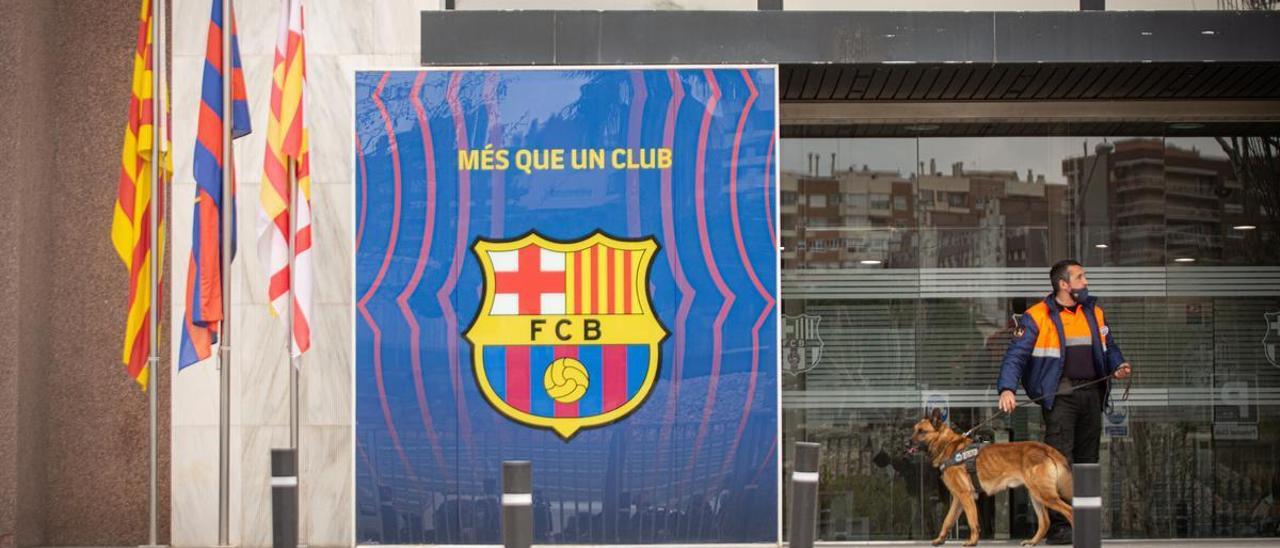 Oficinas del Barça en el Camp nou.