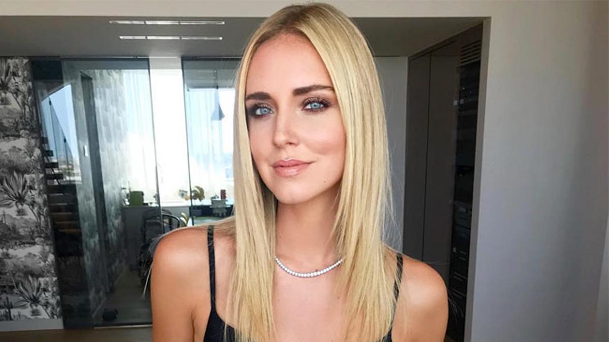 Chiara Ferragni en sujetador antes del desfile de Intimissmi en Verona