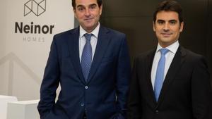 Borja García-Egotxeaga, CEO de Neinor Homes, y Jordi Argemí, consejero delegado adjunto
