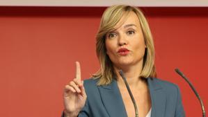 Archivo - La ministra dEducació i Formació Professional en funcions i portaveu del PSOE, Pilar Alegría