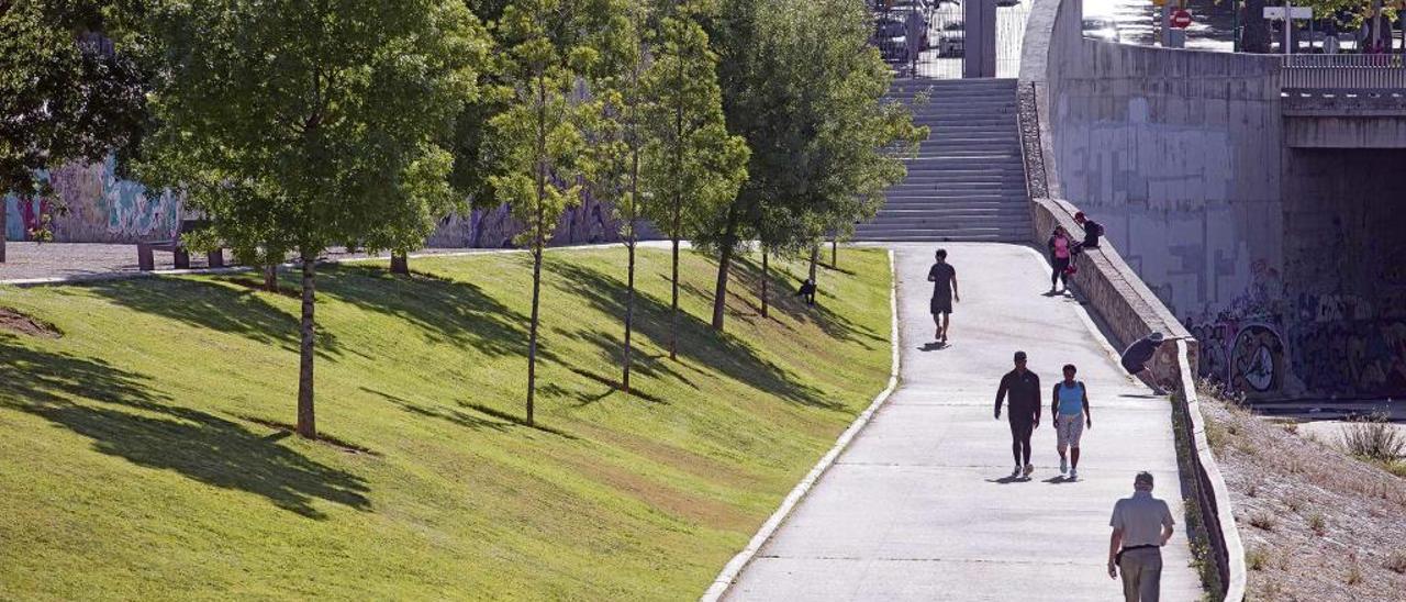 La propuesta de un gran bulevar implica que el parque de sa Riera se convierta en un lugar de conexión entre barriadas.