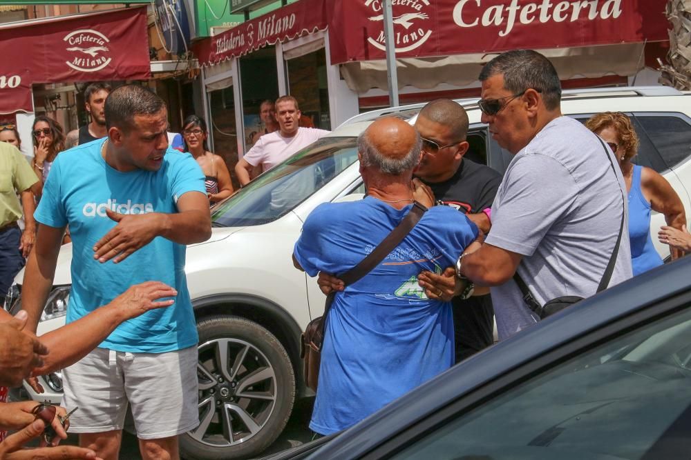 Protesta de los vecinos de San Roque