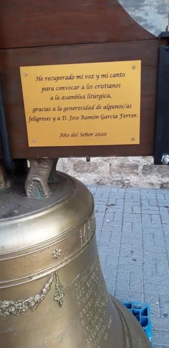 La campana "María" vuelve a Santa María del Mar