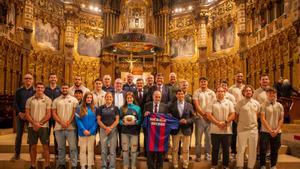 La Sección de Rugby del Barça, en Montserrat