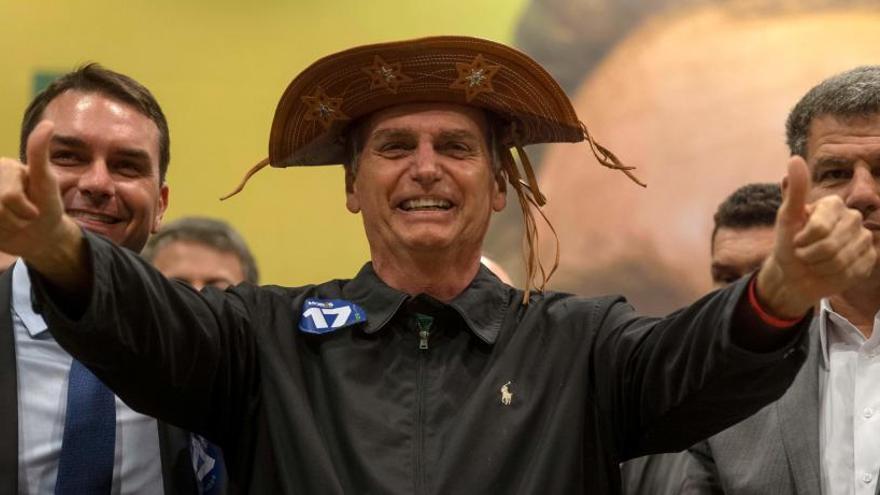 El candidato a la presidencia Jair Bolsonaro.