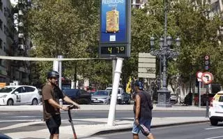 València se prepara para achichararse a 45 grados