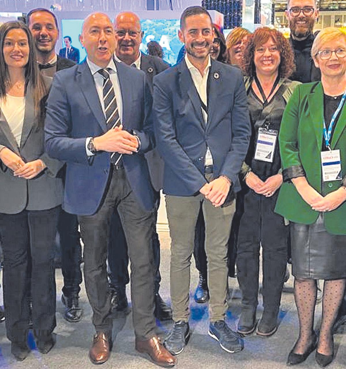 Alejandro Soler y  Carlos Fernández Bielsa, ayer, Fitur