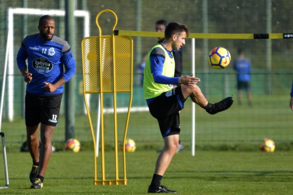 El Dépor prepara el duelo de Liga ante Las Palmas