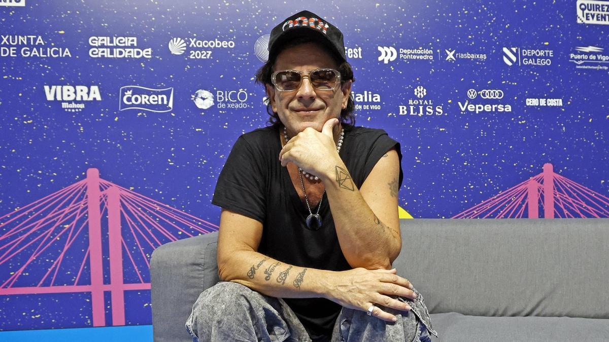 Coti en una entrevista a FARO tras actuar en el Galicia Fest.