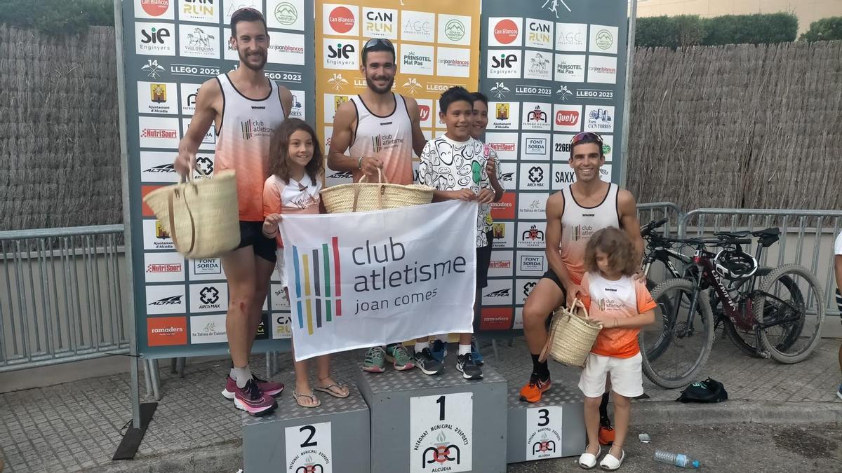 El Club Atletisme Joan Comes copó el podio en categoría masculina