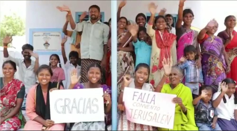 La falla Convento Jerusalén construye casas en India