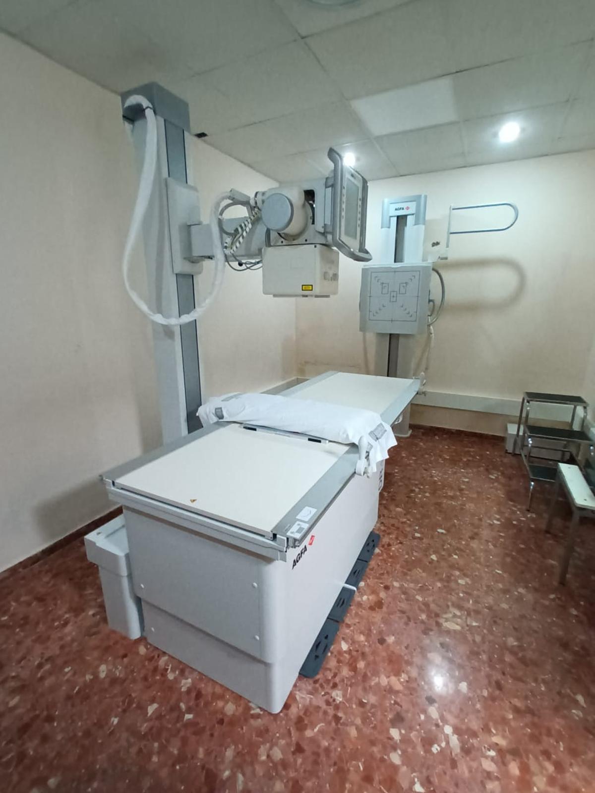 Equipamiento de la nueva sala de radiología digital de l'Alcora.