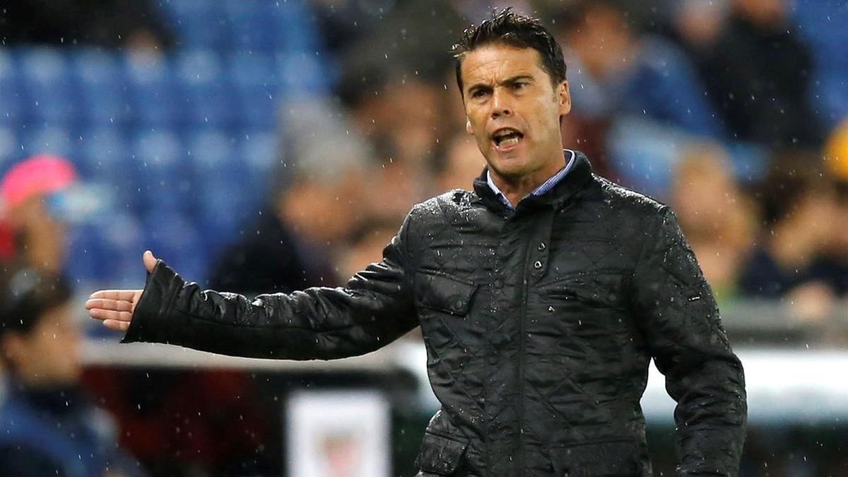 Rubi, el entrenador del Espanyol.