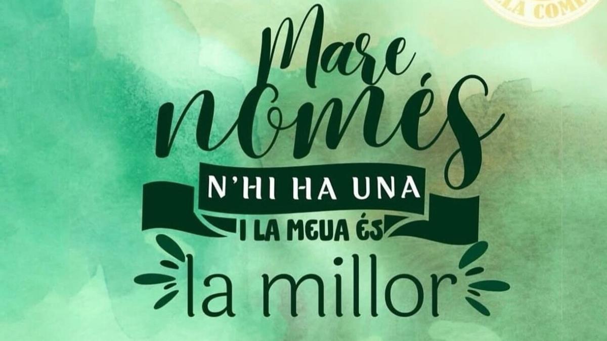 El mensaje de la campaña de comercio por el Día de la Madre en Silla.