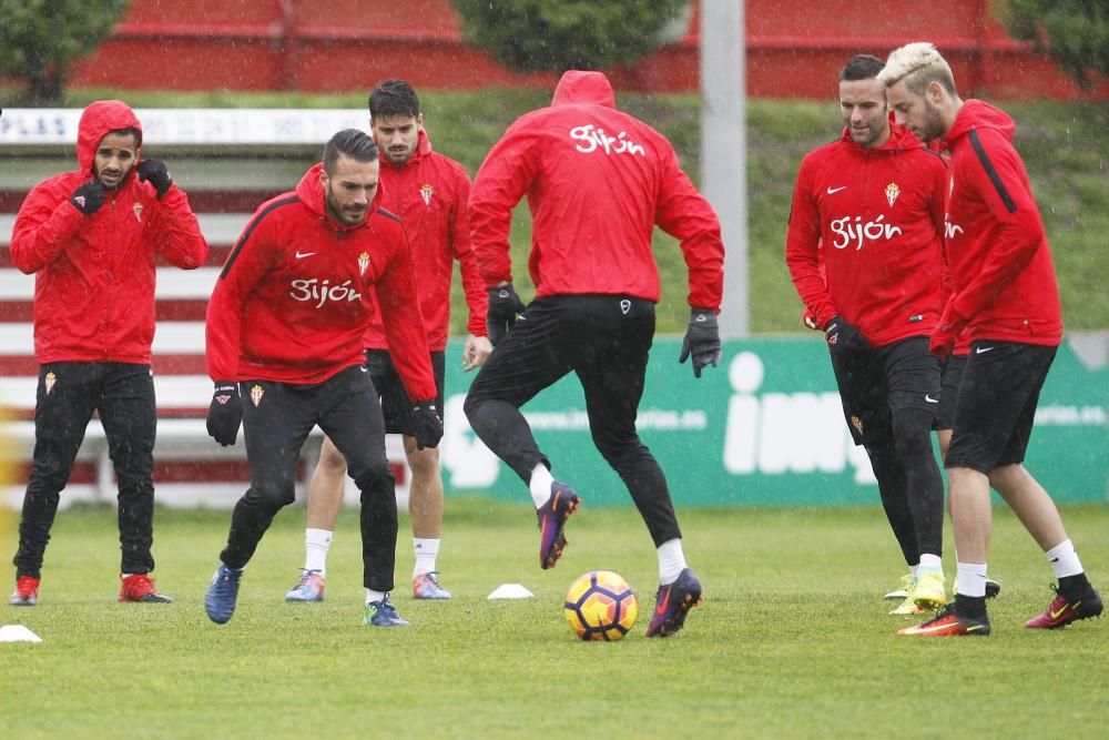 Entrenamiento del Sporting