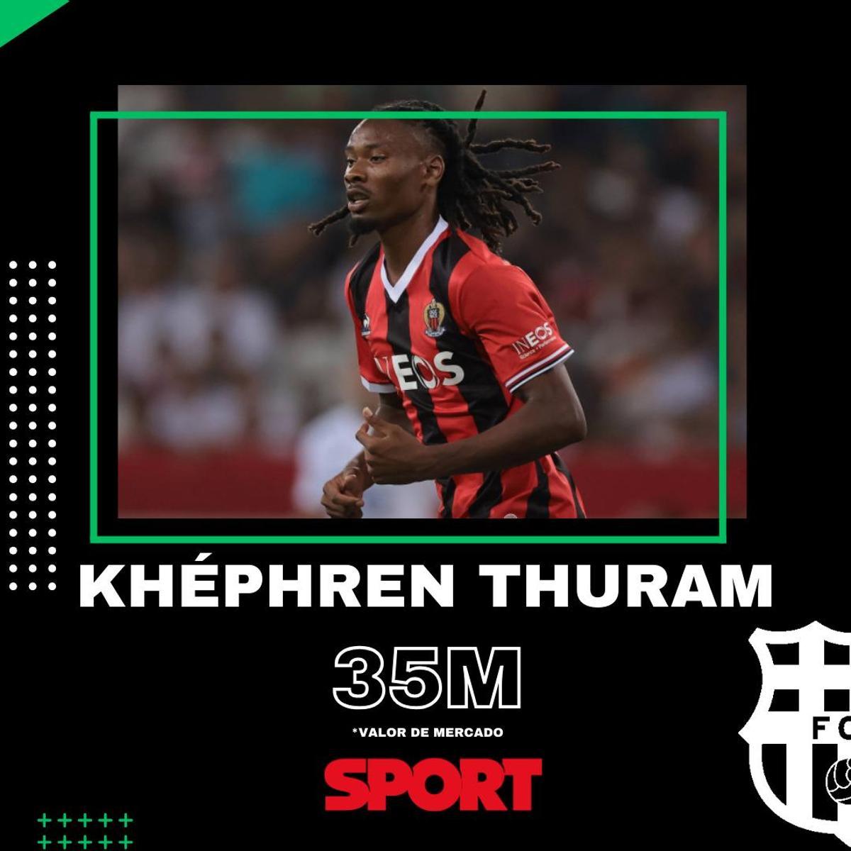 Khéphren Thuram (23 años) - Niza