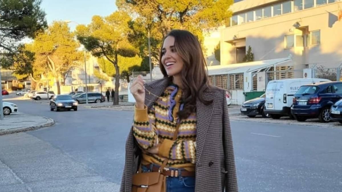 Paula Echevarría con total look de Mango