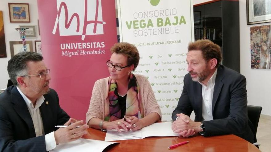 El Consorcio Vega Baja Sostenible firma un convenio de colaboración con la UMH