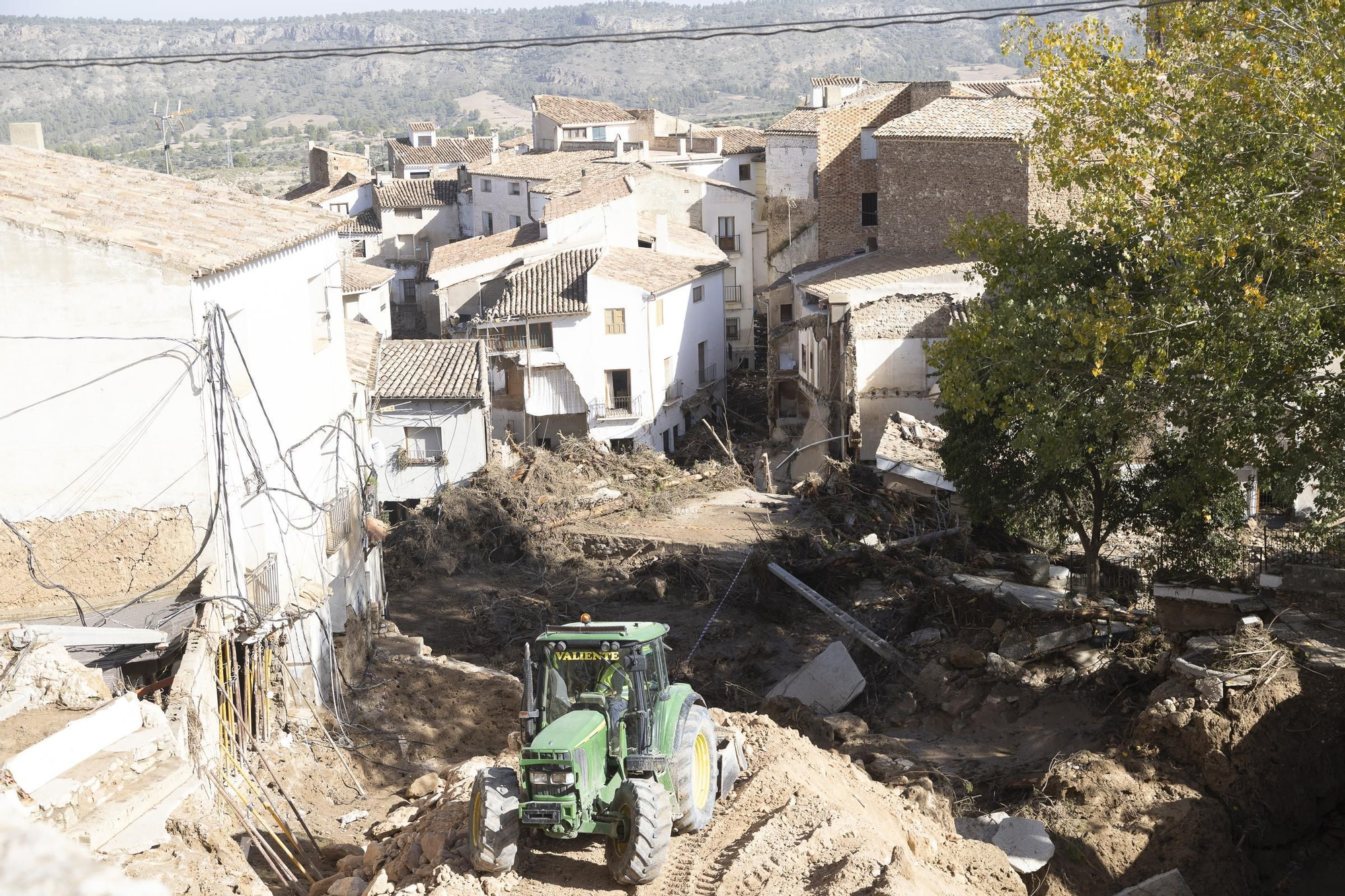 El pueblo de Letur sigue devastado este jueves  tras las fuertes inundaciones