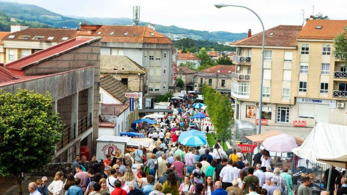 Puestos de feria en la romería de San Benito el año pasado.