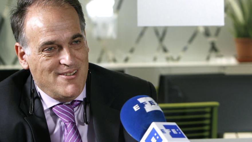 Tebas en una entrevista.