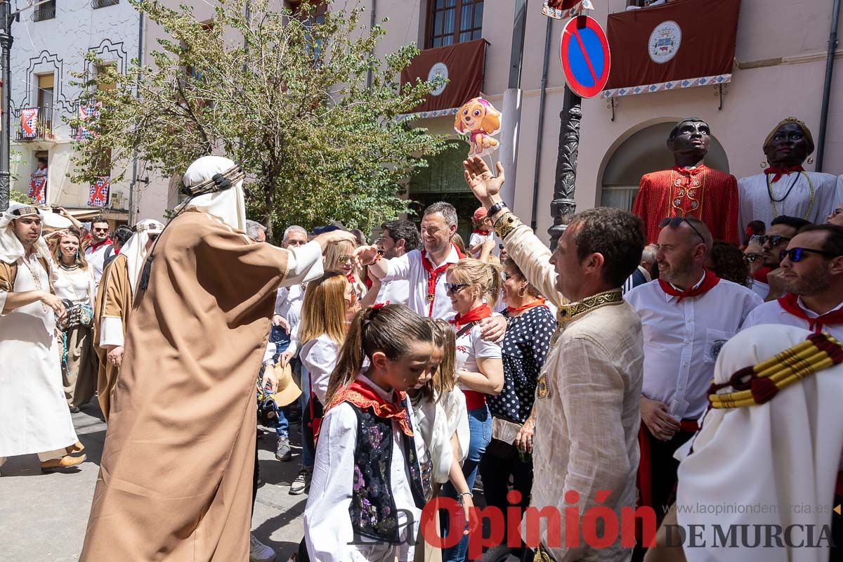 Moros y Cristianos en la mañana del dos de mayo en Caravaca