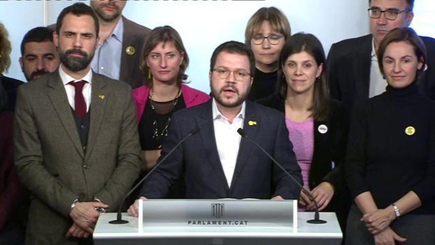 ERC vol la nul·litat de la sentència del Suprem i "l'alliberament immediat" de Junqueras