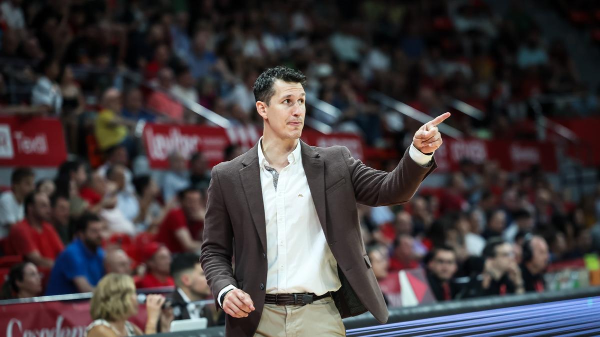 San Miguel, durante el partido frente al Real Madrid.