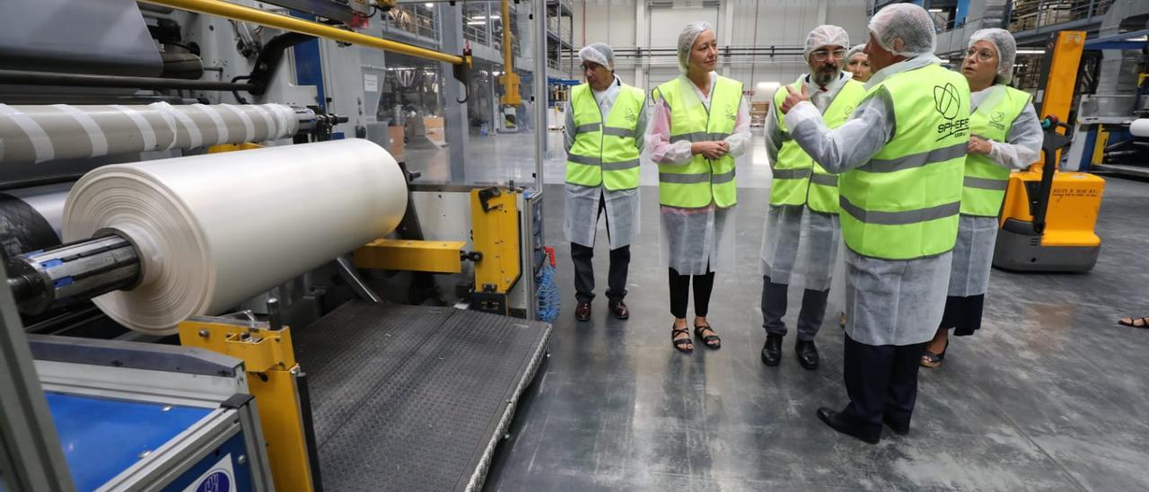 Sphere pone en marcha en Pedrola la mayor fábrica de bolsas de Europa