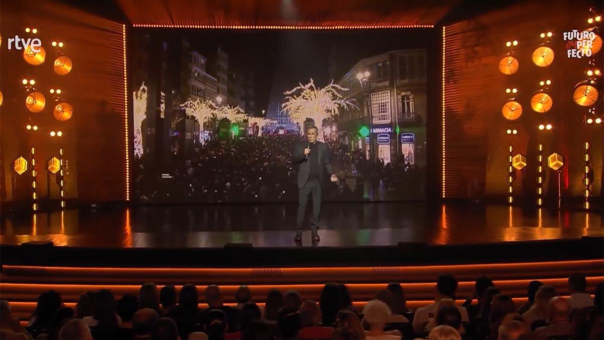 Buenafuente, durante el monólogo