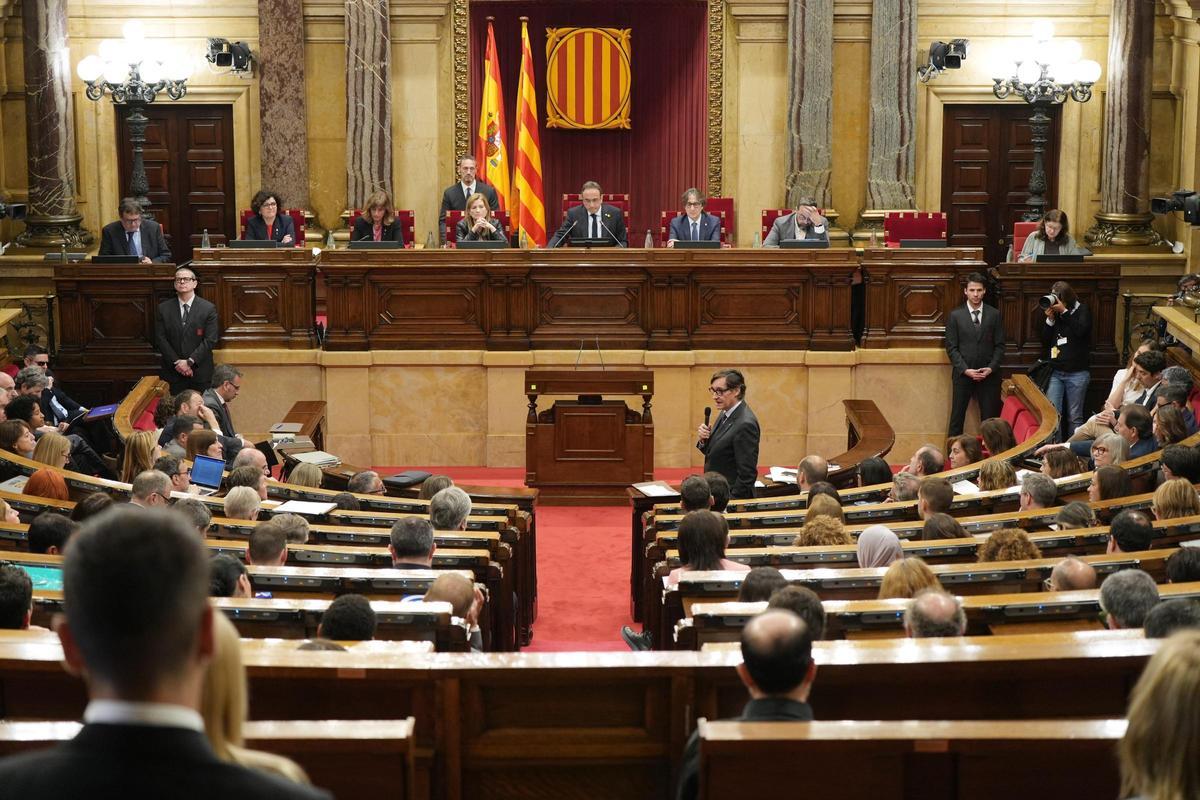 El Ple del Parlament, en una imatge d'arxiu.