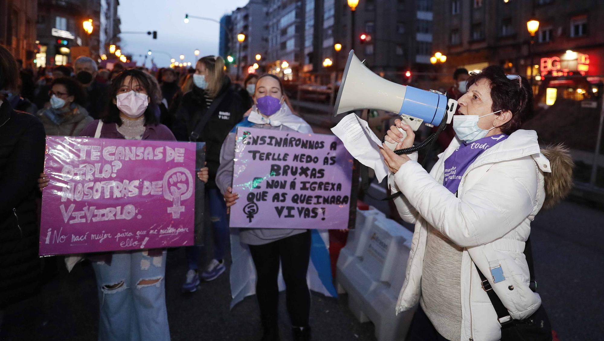 Así fue el 8M en Vigo