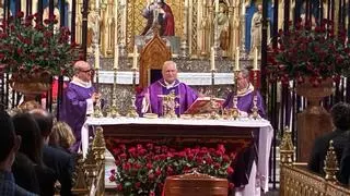 Lorca Planes, en la misa funeral de José Ballesta: “Que descanse en paz el hombre que amó a Murcia"
