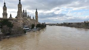 Crecida del rio Ebro