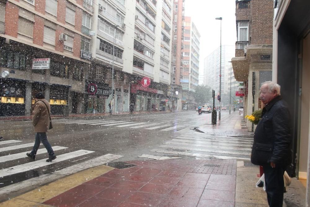 Nieve en Murcia