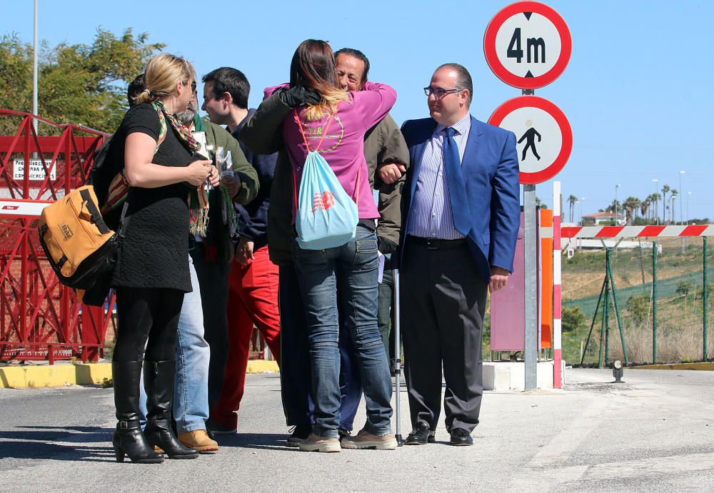 Salida de la cárcel de Julián Muñoz en su primer permiso penitenciario