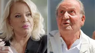 El 'reencuentro' en la calle de Bárbara Rey y el emérito