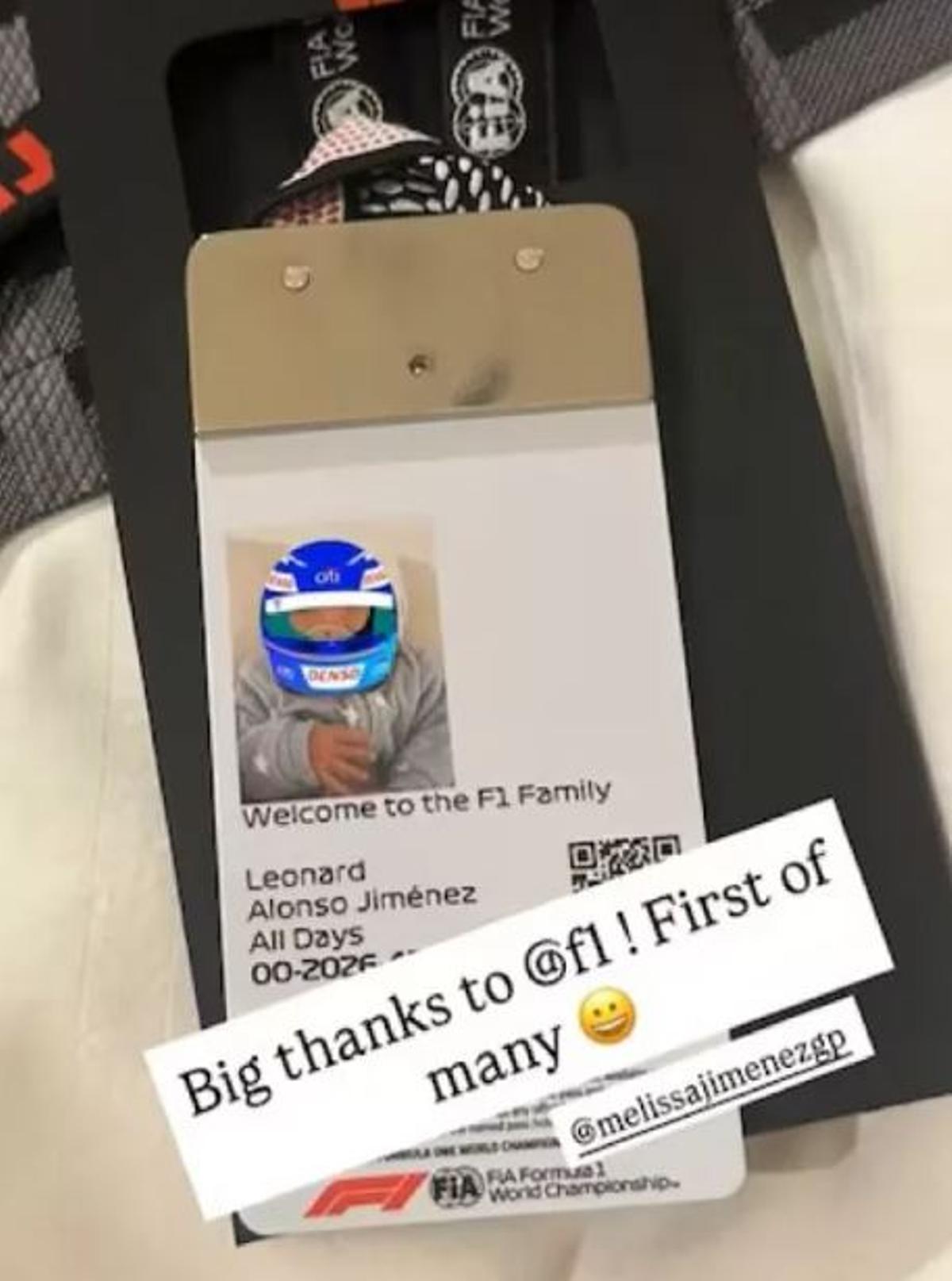 Fernando Alonso y Melissa Jiménez publican la primera foto de su hijo y desvelan el verdadero nombre del  bebé: "Nunca te imaginas lo que viene"