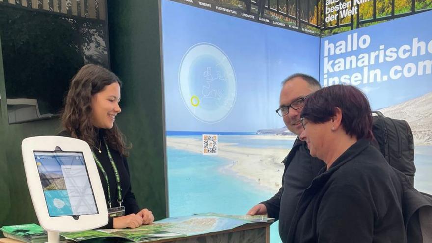 Puesto de La Gomera en una feria turística de Viena.