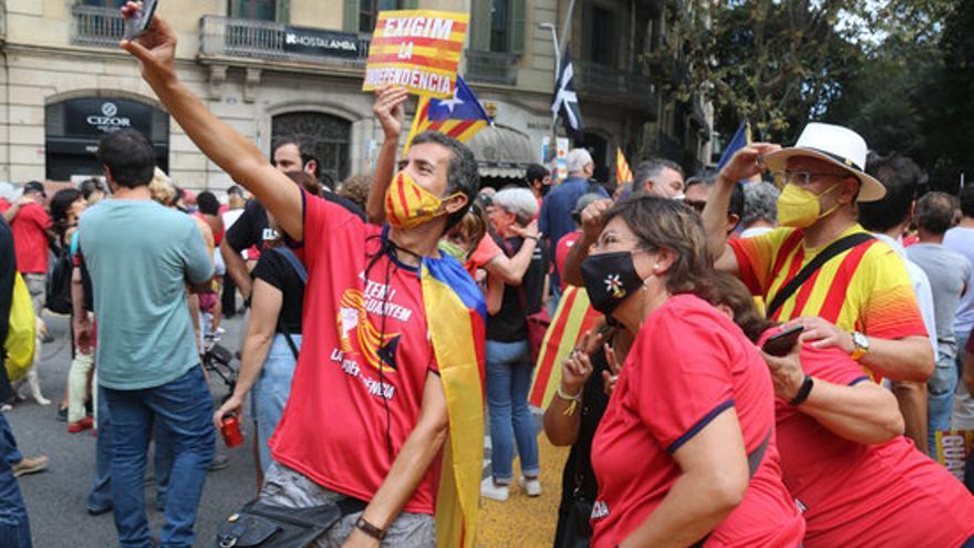 Les millors imatges de la Diada 2021 | La manifestació de l'11-S a Barcelona