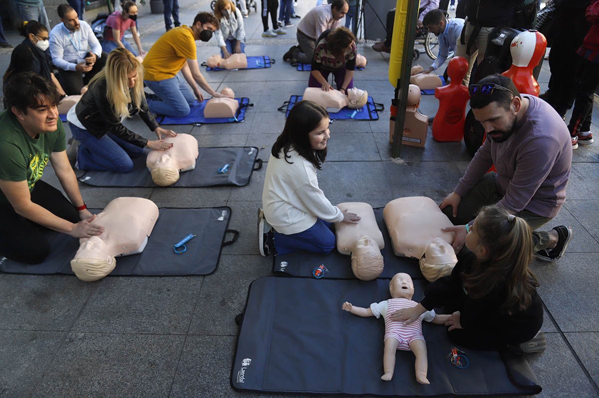 Taller de iniciación a la reanimación cardiopulmonar en las Tendillas