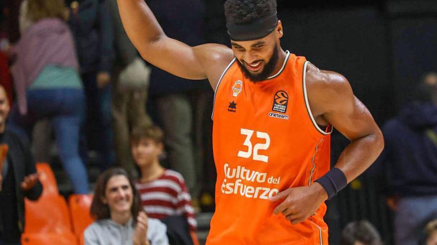 Brandon Davies, durante el partido ante el ALBA Berlín. | F. CALABUIG