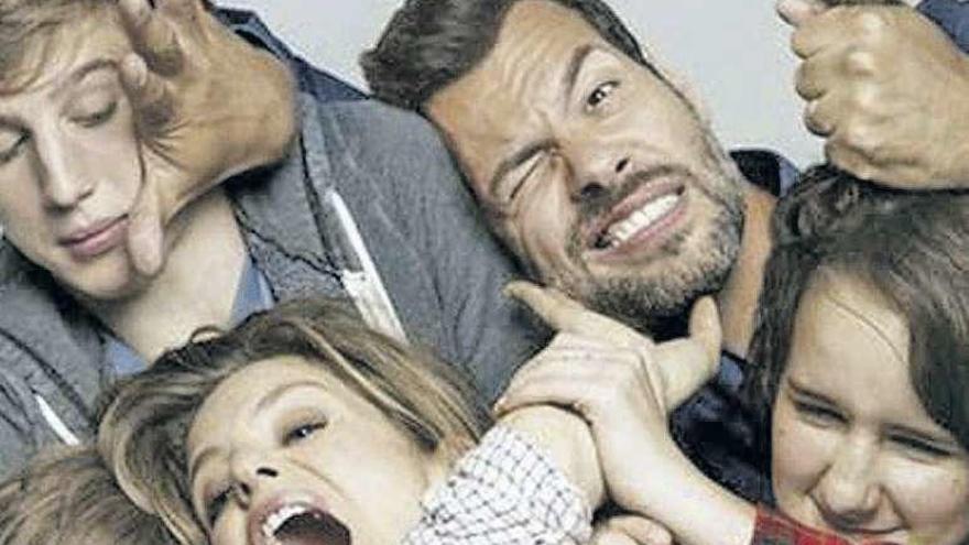 Algunos de los protagonistas de "Papá o mamá".