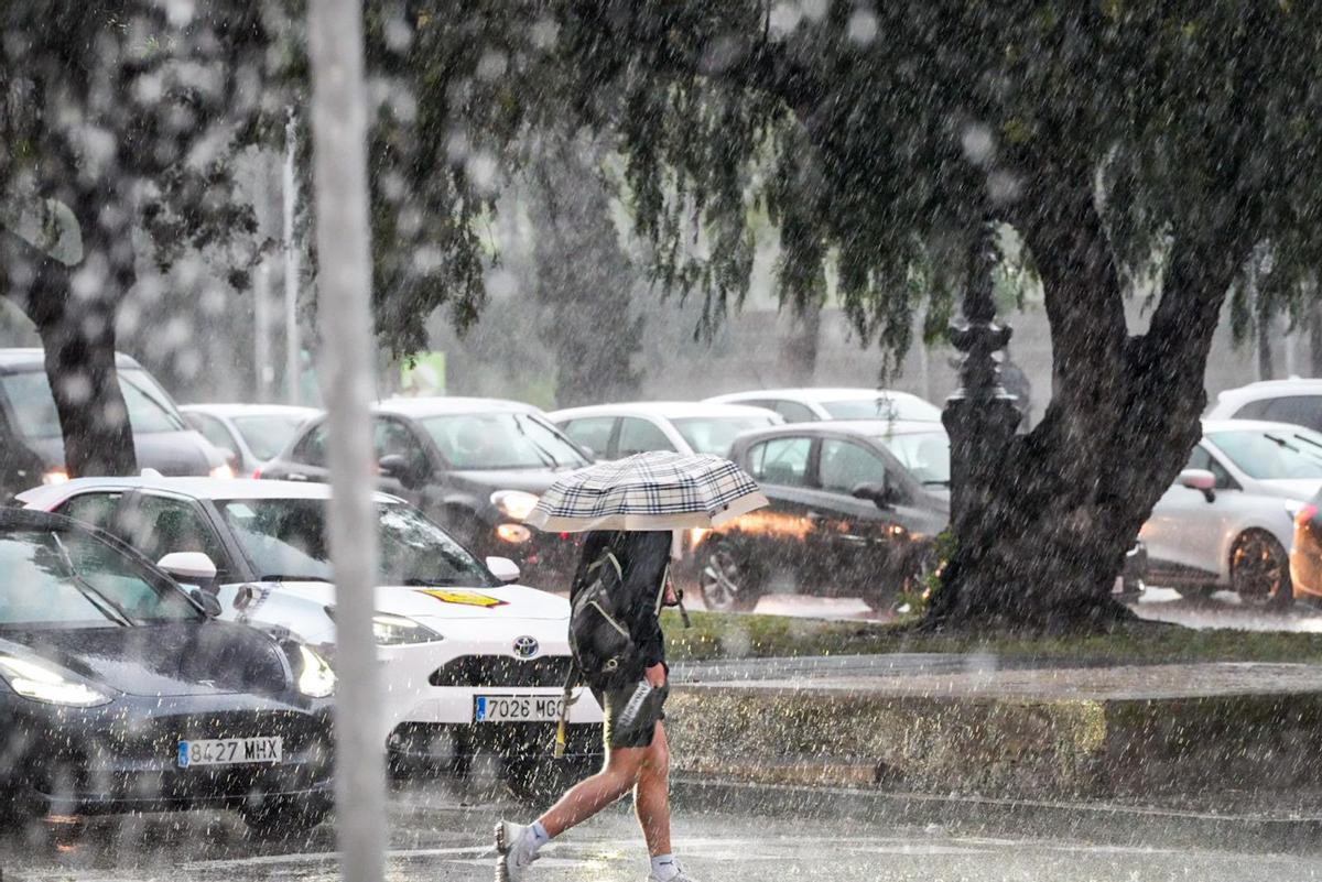 Las fuertes precipitaciones impactan en Barcelona