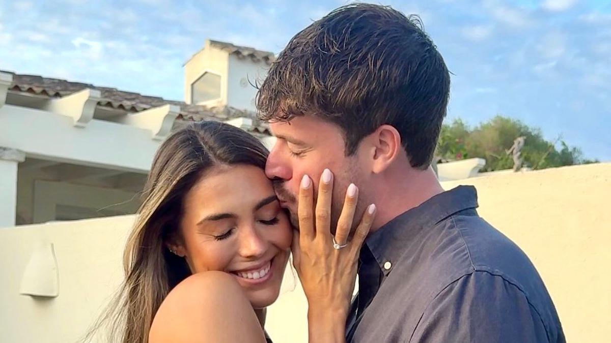 Anna Padilla y su futuro marido, Mario Cristóbal